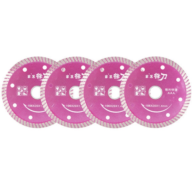 106mm Super Thin Diamond Saw Blades Cutting Discs for Ceramic Porcelain Marble Cutting