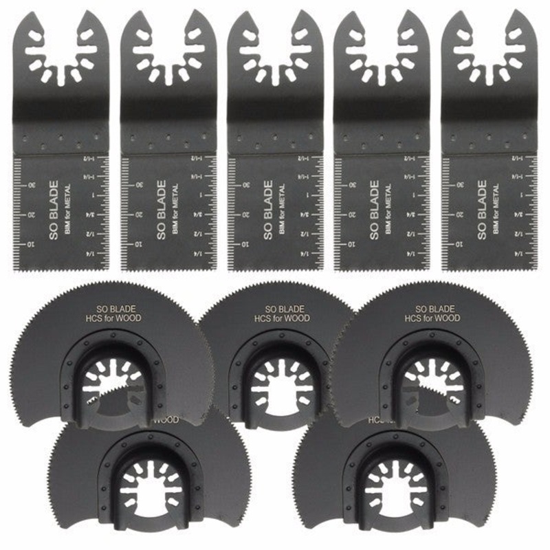 10pcs 35mm 88mm Saw Blades Oscillating Multitool for Fein Dewalt Poerter Cable