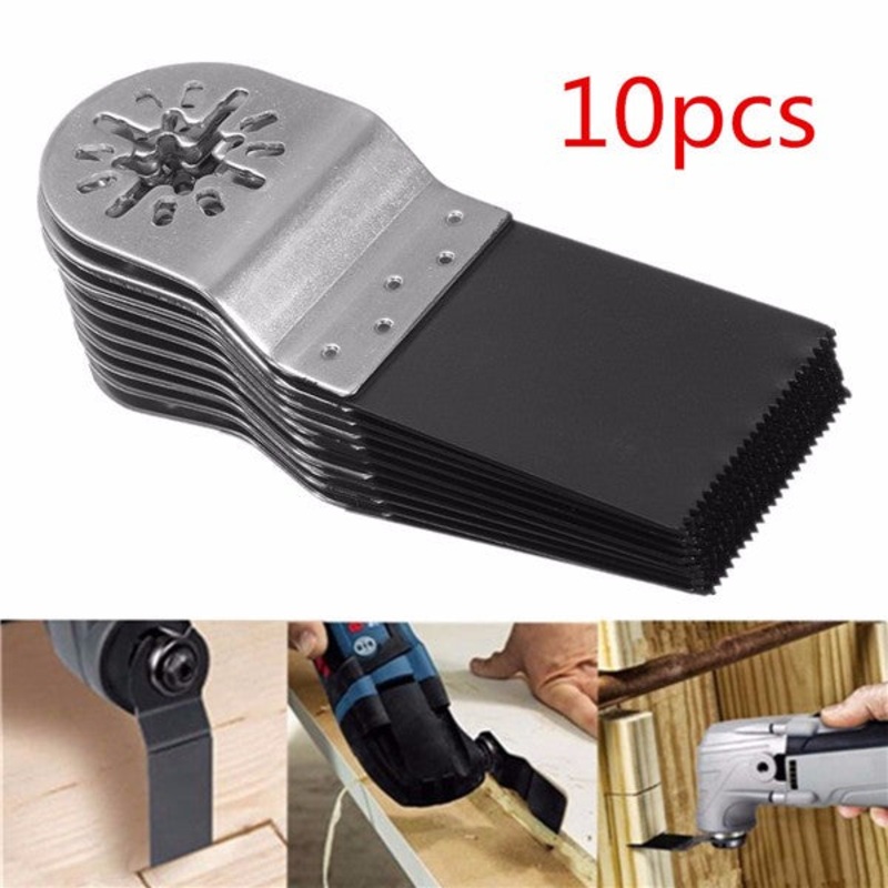 10pcs 35mm High Carbon Steel Saw Blade Oscillating Multitool Saw Blade for Fein Multimaster Bosch