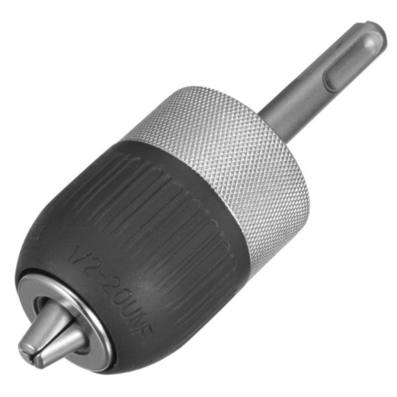 1/2-20 UNF 2-13mm Metal Keyless Impact SDS Hammer Drill Chuck Hand Tool