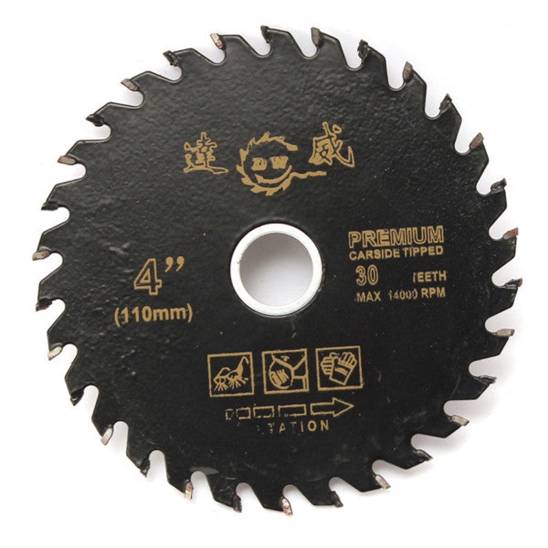110mm 4 Inch Circular Carbide Cutting Disc Saw Blade Woodworking Tool