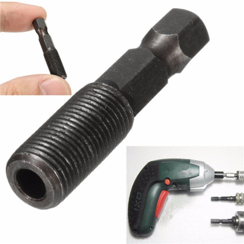 1/4 Inch Hex Shank 8mm Adapter Hex Shank Drill Bit Chuck Adapter Converter