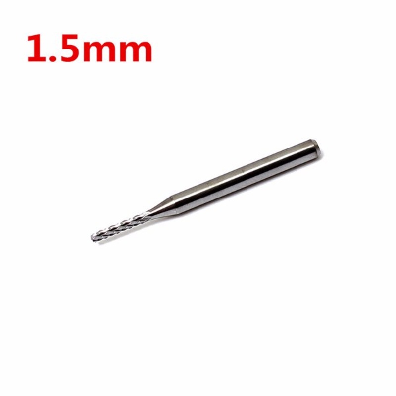 1.5mm Carbide End Mill Cutter Tungsten Steel Cutter CNC/PCB Engraving Bit