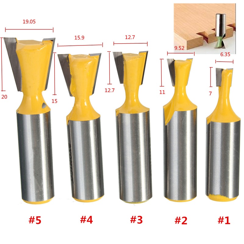 1/2 Inch Shank Rail Stile Router Bit Shaker Woodworking Cutter