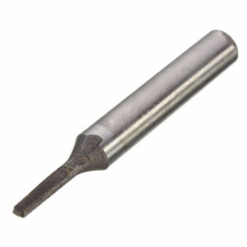 1/4 Inch Shank Single Flute Straight Router Cutter Bit for Woodworking