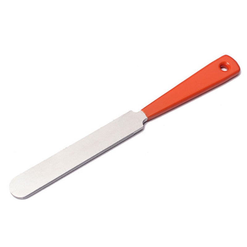 Stainless Steel Narrow Dual Cutting Edge File Guitar Fret Crowning Luthier File Tool