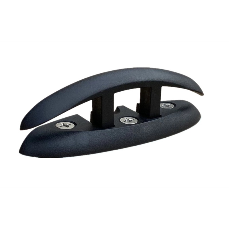 BEST METAL 130mm Nylon Flip Up Cleat for Sailboats Folding Clamp Boat Bracket Marine Kayak Hardware Mooring Rope Accessories